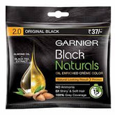 Garnier Black Naturals Creme Color - 2.0 Original Black - 20ml + 20g - ShopXonline
